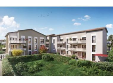 Patio d'Azieu immobilier neuf Saint-Bonnet-de-Mure